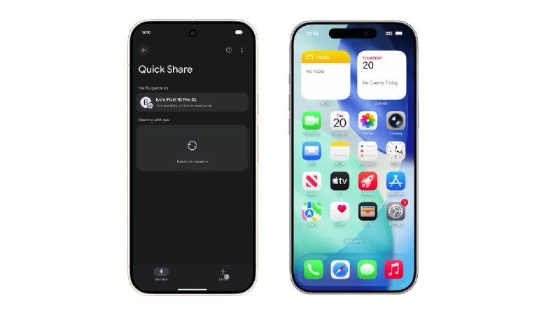 Android and iPhone users can now share files, starting with the Pixel 10 family.